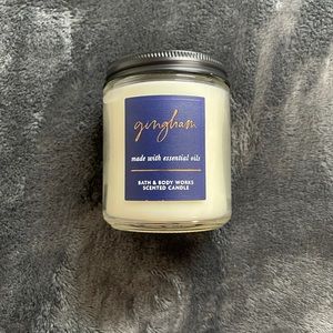 gingham candle